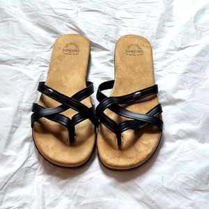 NWT Bass Sharon Sandals Black